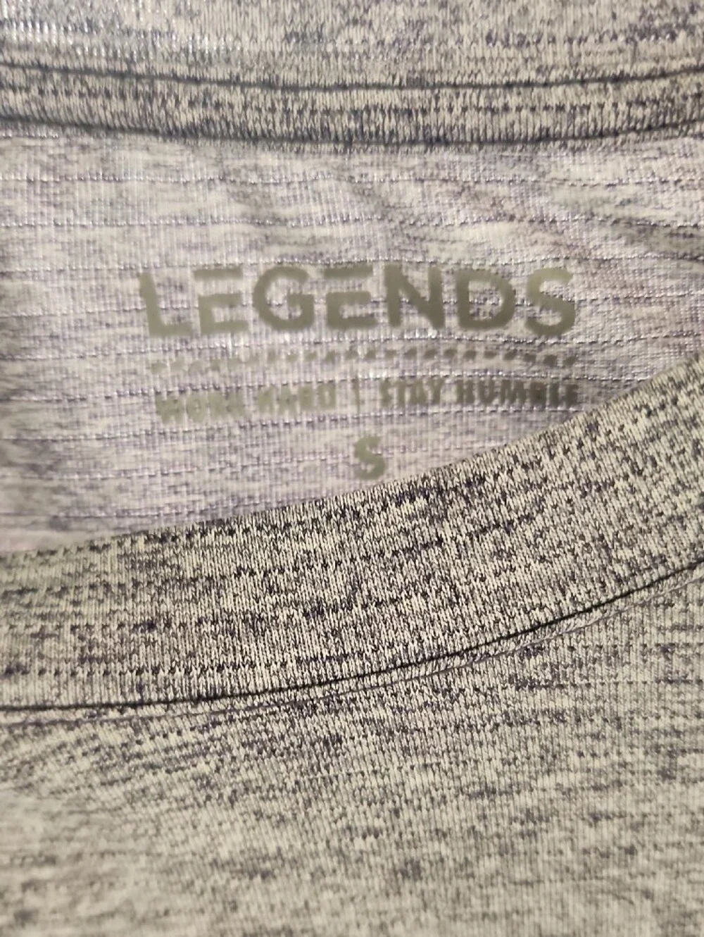 Legends SMASH Pickleball Performance Long Sleeve Shirt Gray
